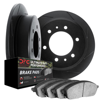 DFC® - Slotted Rear Brake Kit with Ultimate Duty Performance Brake Pads