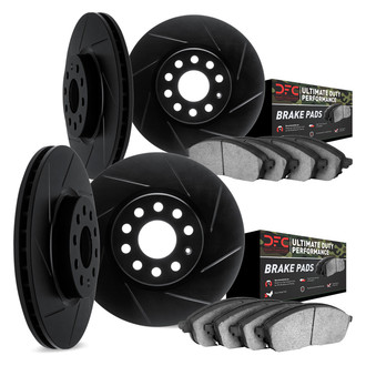 DFC® - Slotted Front and Rear Brake Kit with Ultimate Duty Performance Brake Pads