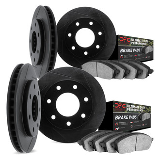 DFC® - Slotted Front and Rear Brake Kit with Ultimate Duty Performance Brake Pads