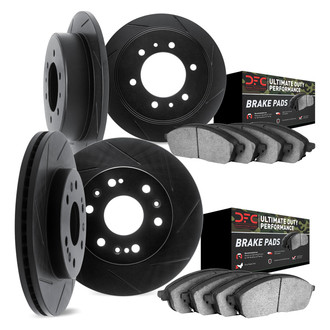 DFC® - Slotted Front and Rear Brake Kit with Ultimate Duty Performance Brake Pads