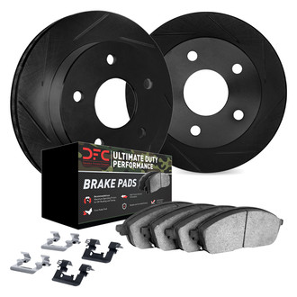 DFC® - Slotted Rear Brake Kit with Ultimate Duty Performance Brake Pads