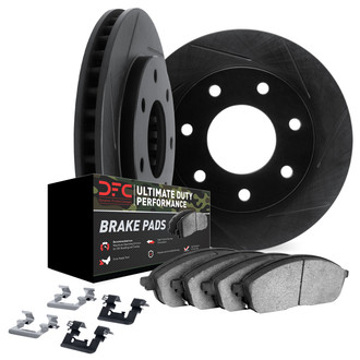 DFC® - Slotted Rear Brake Kit with Ultimate Duty Performance Brake Pads