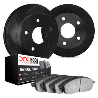 DFC® - Slotted Rear Brake Kit with 5000 Advanced Brake Pads