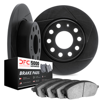 DFC® - Slotted Rear Brake Kit with 5000 Advanced Brake Pads