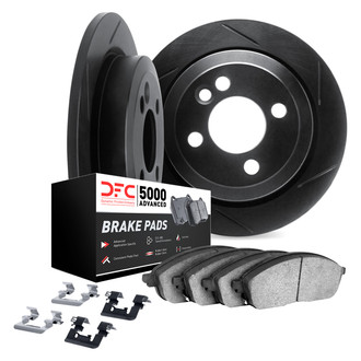 DFC® - Slotted Front Brake Kit with 5000 Advanced Brake Pads