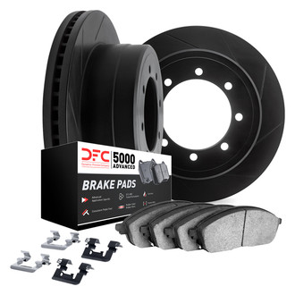 DFC® - Slotted Rear Brake Kit with 5000 Advanced Brake Pads