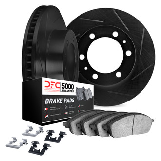 DFC® - Slotted Rear Brake Kit with 5000 Advanced Brake Pads