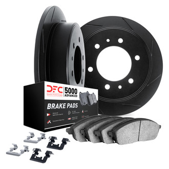 DFC® - Slotted Rear Brake Kit with 5000 Advanced Brake Pads