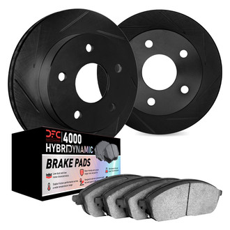 DFC® - Slotted Rear Brake Kit with 4000 HybriDynamic Brake Pads