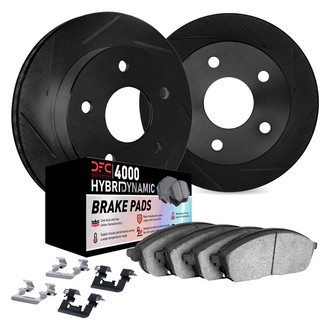 DFC® 3812-42016 - Slotted Front Brake Kit with 4000 HybriDynamic Brake Pads