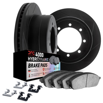 DFC® 3812-48050 - Slotted Rear Brake Kit with 4000 HybriDynamic Brake Pads