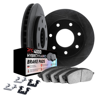 DFC® - Slotted Front Brake Kit with 4000 HybriDynamic Brake Pads