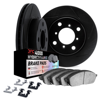 DFC® - Slotted Front Brake Kit with 4000 HybriDynamic Brake Pads
