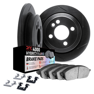 DFC® - Slotted Front Brake Kit with 4000 HybriDynamic Brake Pads