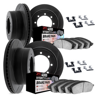 DFC® - Slotted Front and Rear Brake Kit with 4000 HybriDynamic Brake Pads