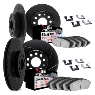 DFC® - Slotted Front and Rear Brake Kit with 4000 HybriDynamic Brake Pads