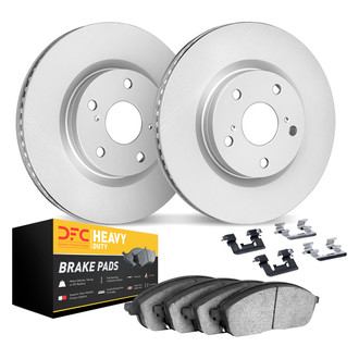 DFC® - Geospec Plain Rear Brake Kit with Heavy Duty Brake Pads