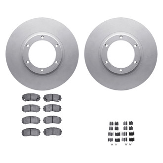 DFC® - Geospec Plain Front Brake Kit with Heavy Duty Brake Pads