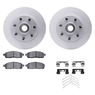 DFC® - Geospec Plain Front Brake Kit with Heavy Duty Brake Pads