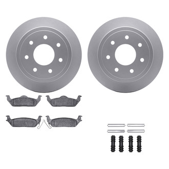 DFC® - Geospec Plain Rear Brake Kit with Heavy Duty Brake Pads