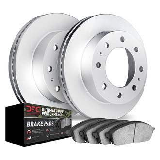 DFC® - Geospec Plain Rear Brake Kit with Ultimate Duty Performance Brake Pads
