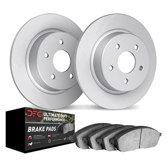 DFC® - Geospec Plain Rear Brake Kit with Ultimate Duty Performance Brake Pads