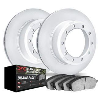 DFC® - Geospec Plain Front Brake Kit with Ultimate Duty Performance Brake Pads