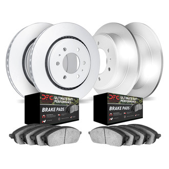 DFC® - Geospec Plain Front and Rear Brake Kit with Ultimate Duty Performance Brake Pads