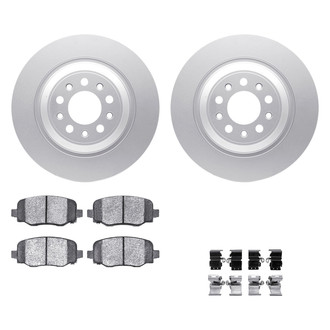 DFC® - Geospec Plain Rear Brake Kit with Ultimate Duty Performance Brake Pads