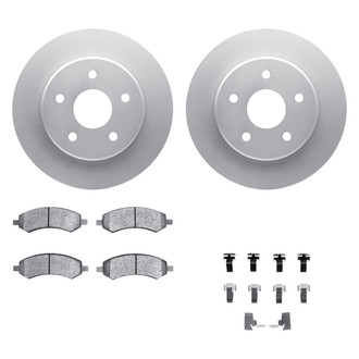 DFC® - Geospec Plain Front Brake Kit with Ultimate Duty Performance Brake Pads