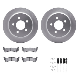 DFC® - Geospec Plain Rear Brake Kit with Ultimate Duty Performance Brake Pads