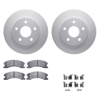 DFC® - Geospec Plain Front Brake Kit with Ultimate Duty Performance Brake Pads