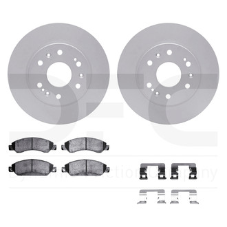 DFC® - Geospec Plain Front Brake Kit with Ultimate Duty Performance Brake Pads