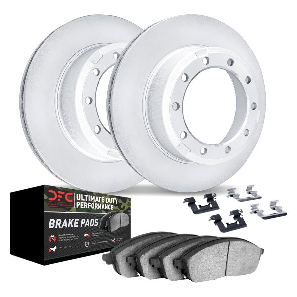 DFC® - Geospec Plain Front Brake Kit with Ultimate Duty Performance Brake Pads