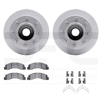 DFC® - Geospec Plain Front Brake Kit with Ultimate Duty Performance Brake Pads