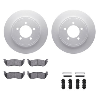 DFC® - Geospec Plain Rear Brake Kit with Ultimate Duty Performance Brake Pads