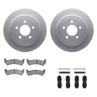 DFC® - Geospec Plain Rear Brake Kit with Ultimate Duty Performance Brake Pads