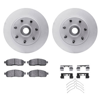 DFC® - Geospec Plain Front Brake Kit with Ultimate Duty Performance Brake Pads