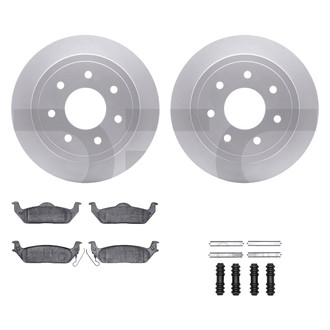 DFC® - Geospec Plain Rear Brake Kit with Ultimate Duty Performance Brake Pads