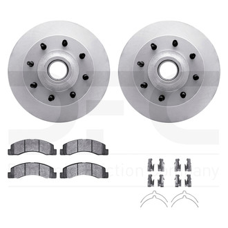 DFC® - Geospec Plain Front Brake Kit with Ultimate Duty Performance Brake Pads