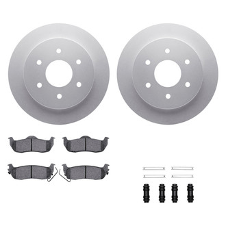 DFC® - Geospec Plain Rear Brake Kit with Ultimate Duty Performance Brake Pads