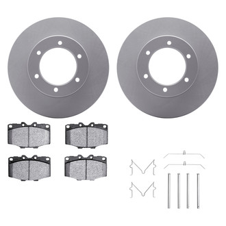 DFC® - Geospec Plain Front Brake Kit with Ultimate Duty Performance Brake Pads