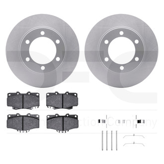 DFC® - Geospec Plain Front Brake Kit with Ultimate Duty Performance Brake Pads