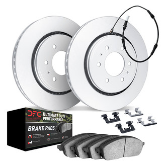 DFC® - Geospec Plain Rear Brake Kit with Ultimate Duty Performance Brake Pads