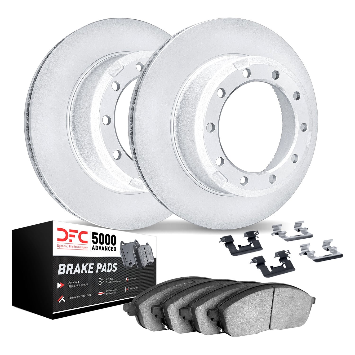 Dynamic Friction Company® 4512-99232 - GEO-KIT 5000+ Plain Front