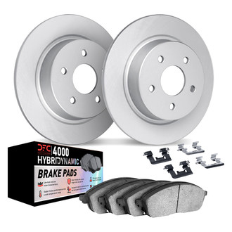 DFC® - Geospec Plain Brake Kit with 4000 HybriDynamic Brake Pads