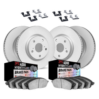 DFC® - Geospec Plain Brake Kit with 4000 HybriDynamic Brake Pads