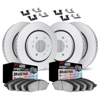 DFC® - Geospec Plain Brake Kit with 4000 HybriDynamic Brake Pads