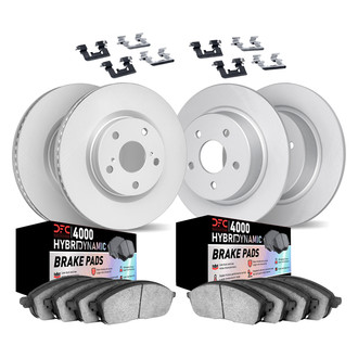 DFC® - Geospec Plain Brake Kit with 4000 HybriDynamic Brake Pads