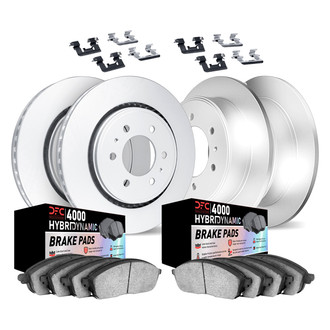DFC® - Geospec Plain Brake Kit with 4000 HybriDynamic Brake Pads